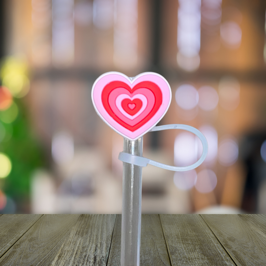 Pounding Heart Straw Topper