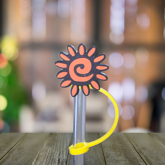 Spiral Sun Straw Topper