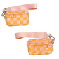 Pattern Nylon Keychain Wristlet Wallet