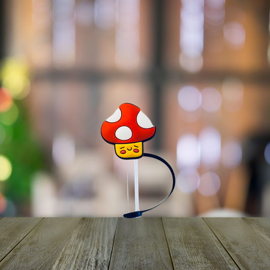 Mushroom Straw Topper