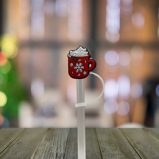 Hot Cocoa Straw Topper