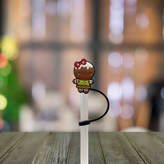 Ginger Girl Straw Topper