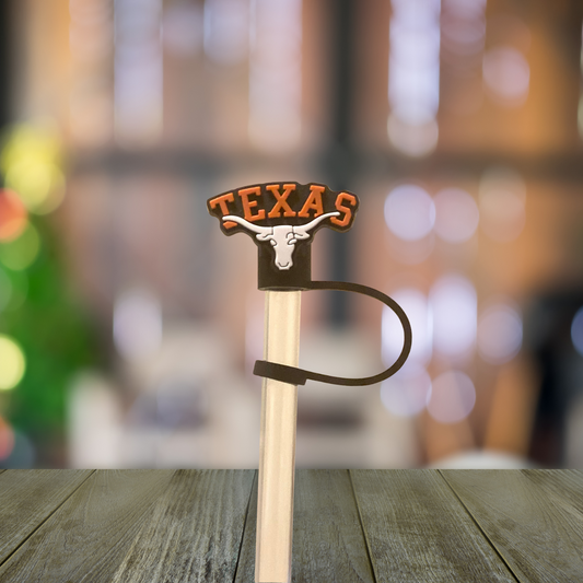 Orange Texas Straw Topper