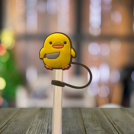 Stabby Chick Straw Topper