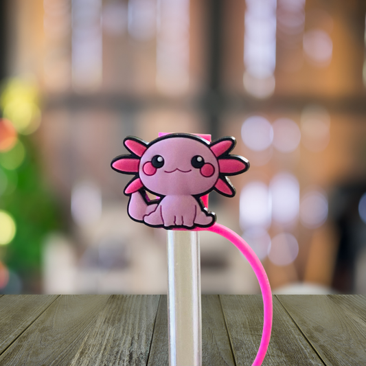 Axolotl Straw Topper