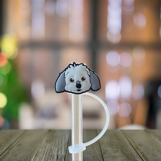 Shih Tzu Straw Topper
