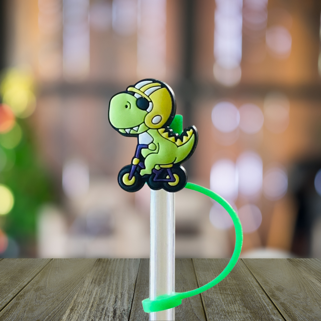 Cruzin' Dino Straw Topper