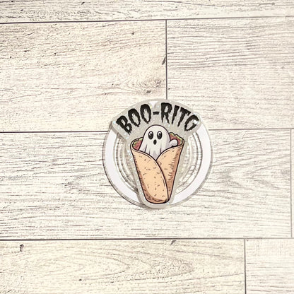 BOO-rito ghost in tortilla - E-Reader, Phone, Kindle Grip for all Devices Magnetic Grip