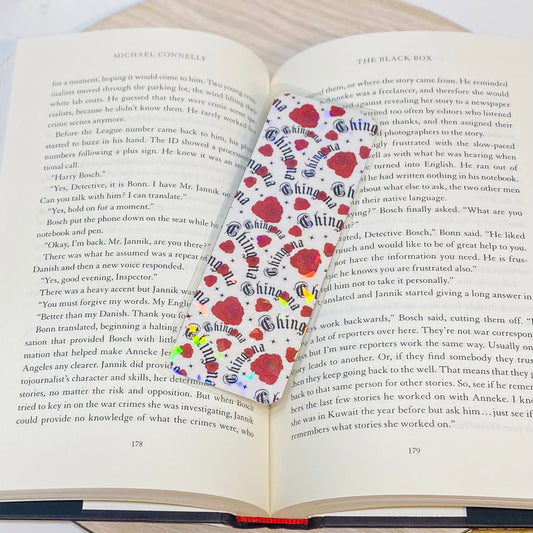 Chingona Rose Laminated Bookmark*