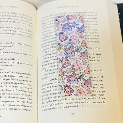 Cutesy Pumpkin Laminated Bookmark*