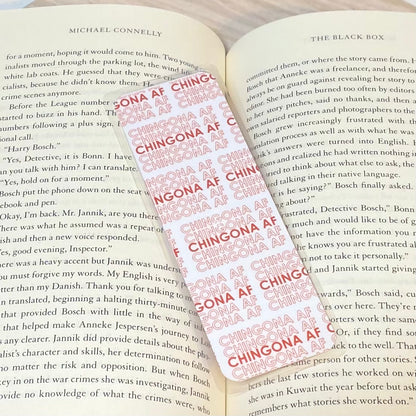 Chingona AF Laminated Bookmark