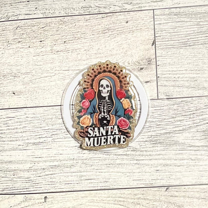 Santa Muerte - E-Reader, Phone, Kindle Grip for all Devices Magnetic Grip