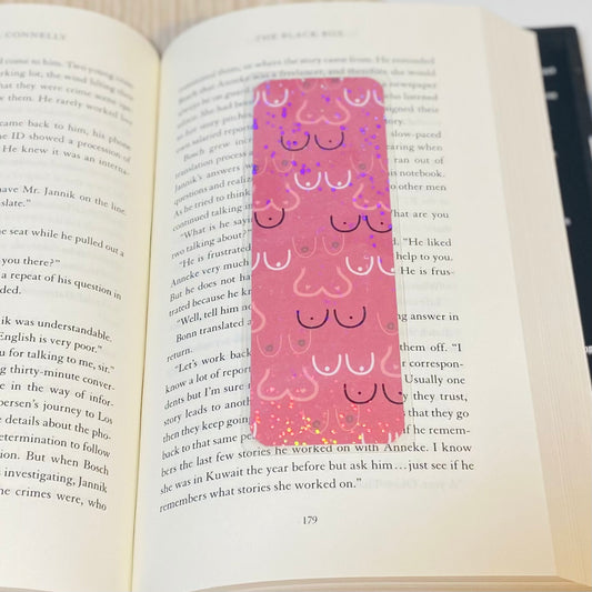 Boob Laminated Bookmark*
