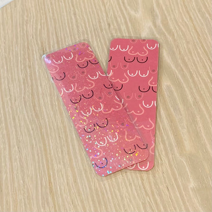 Boob Laminated Bookmark*