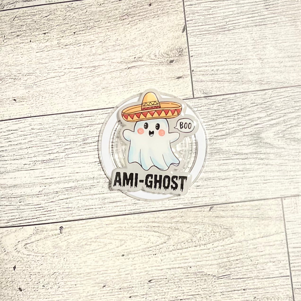 Ami-Ghost - E-Reader, Phone, Kindle Grip for all Devices Magnetic Grip