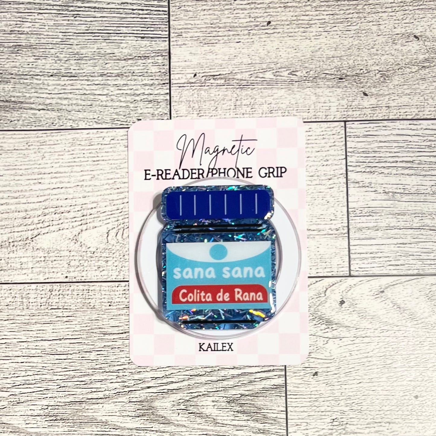 Sana Sana Colita de Rana - E-Reader, Phone, Kindle Grip for all Devices Magnetic Grip