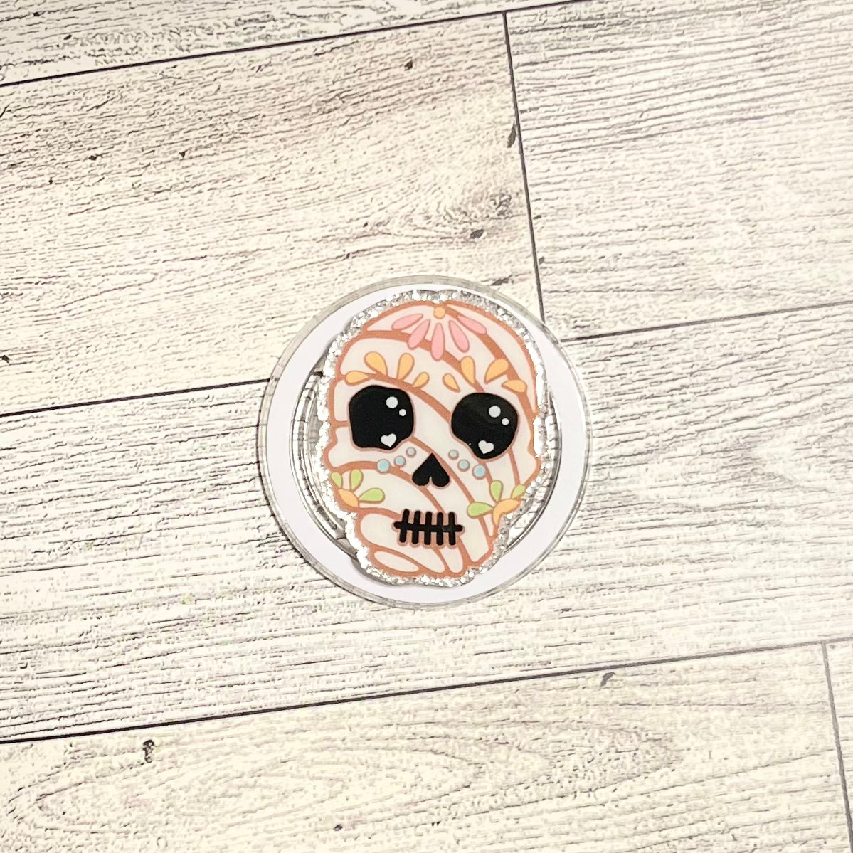 Calavera Concha bread - E-Reader, Phone, Kindle Grip for all Devices Magnetic Grip