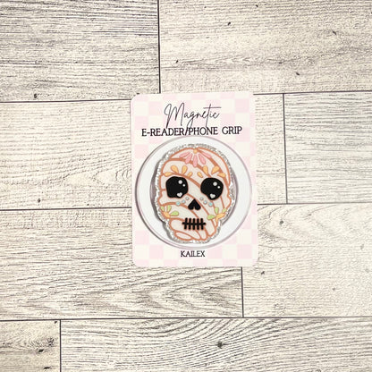 Calavera Concha bread - E-Reader, Phone, Kindle Grip for all Devices Magnetic Grip