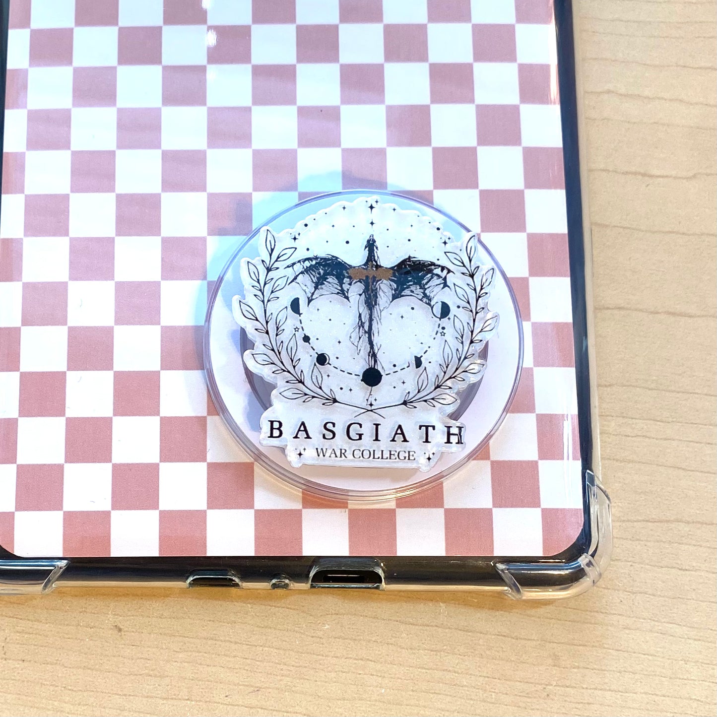 Basgiath E-Reader, Phone Grip for all Devices - Magnetic or Adhesive