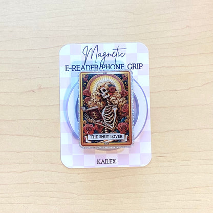 The SMUT Lover Tarot Card E-Reader, Phone Grip for all Devices - Magnetic Grip