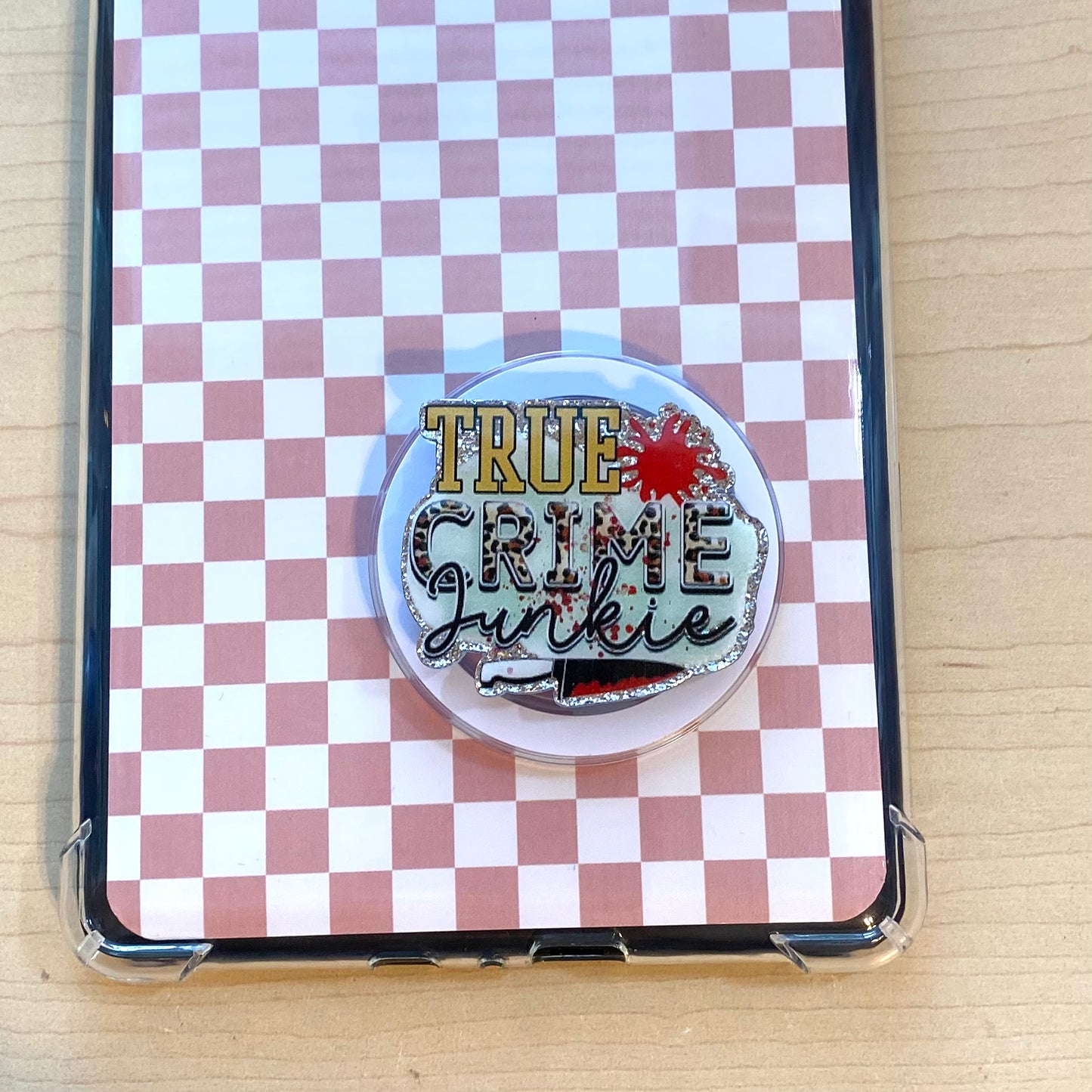 True Crime Junkie E-Reader, Phone Grip for all Devices - Magnetic