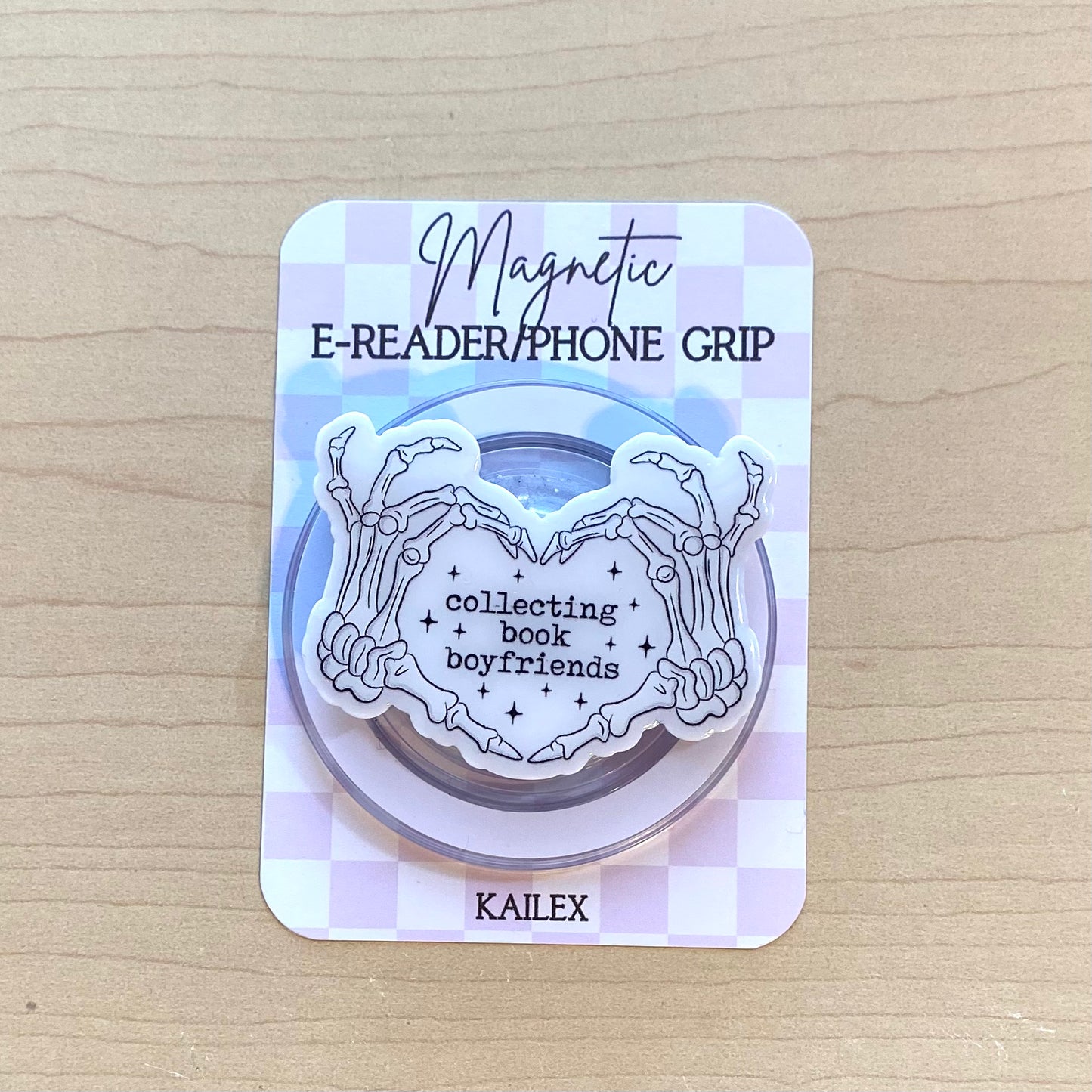 Collecting Book Boyfriends E-Reader, Phone Grip for all Devices - Magnetic or Adhesive