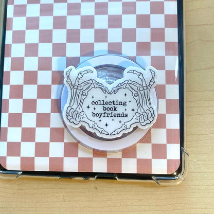Collecting Book Boyfriends E-Reader, Phone Grip for all Devices - Magnetic or Adhesive