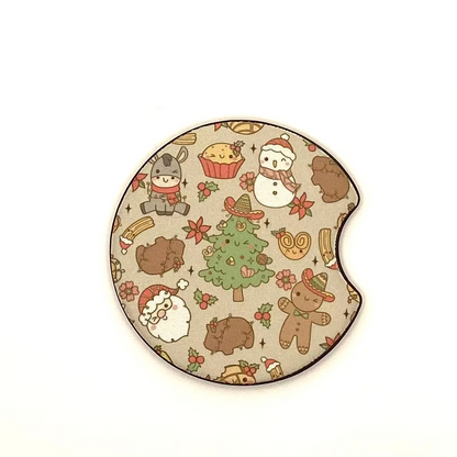 Navidad Car Coasters