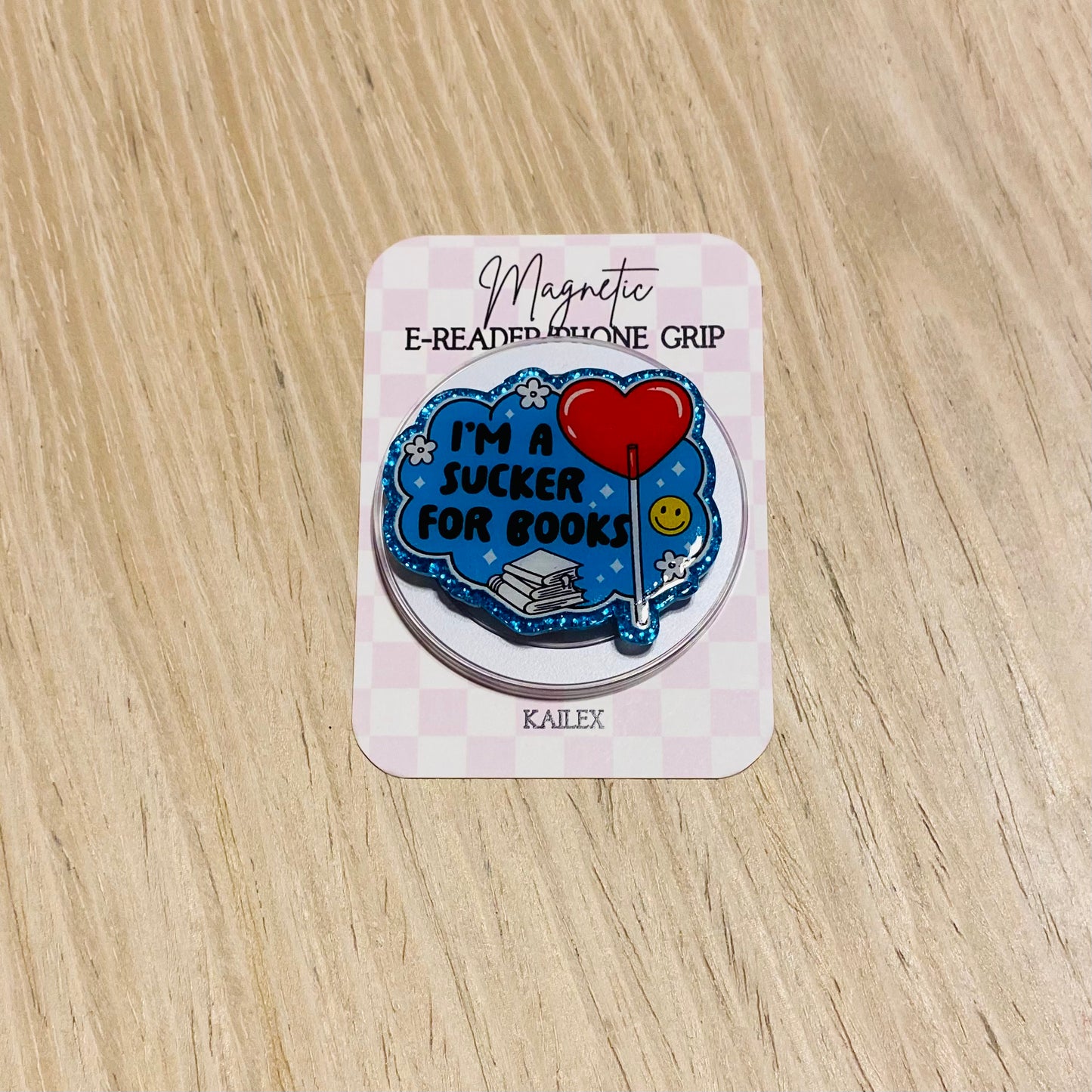 I'm a Sucker for Books Magnetic Grip