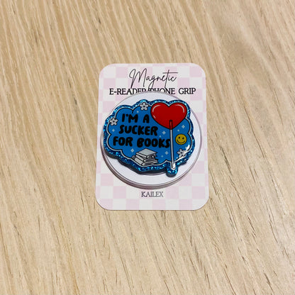 I'm a Sucker for Books Magnetic Grip
