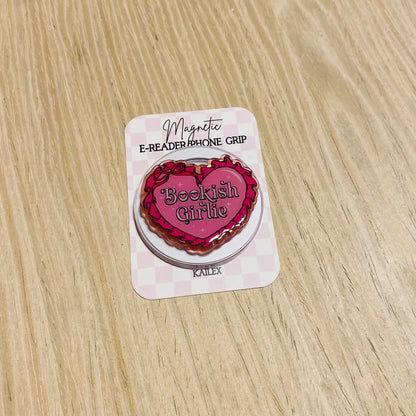Bookish Girlie Heart Magnetic Grip
