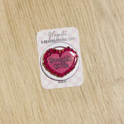 Bookish Girlie Heart Magnetic Grip