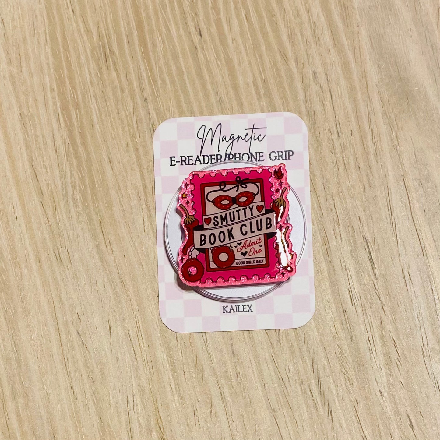 Smutty Book Club *Admit One Magnetic Grip