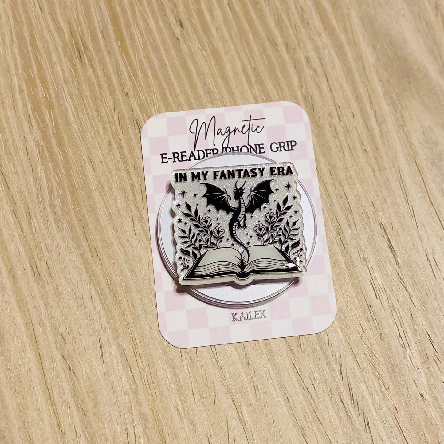 In My Fantasy Era Dragon with Book Magnetic Grip