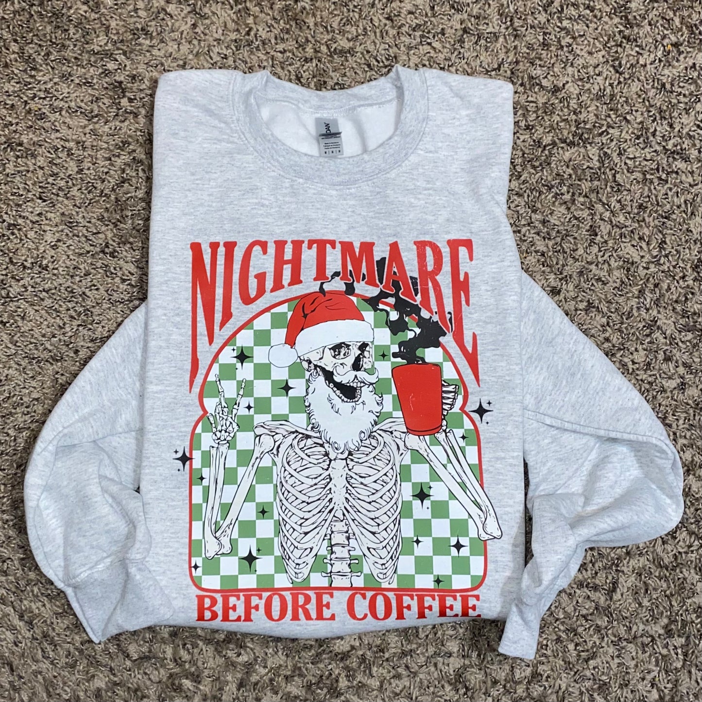 Nightmare Before Coffee Crewneck