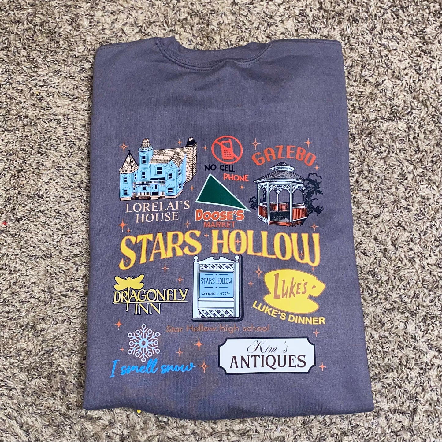 GG Stars Hollow FRONT/BACK Crewneck