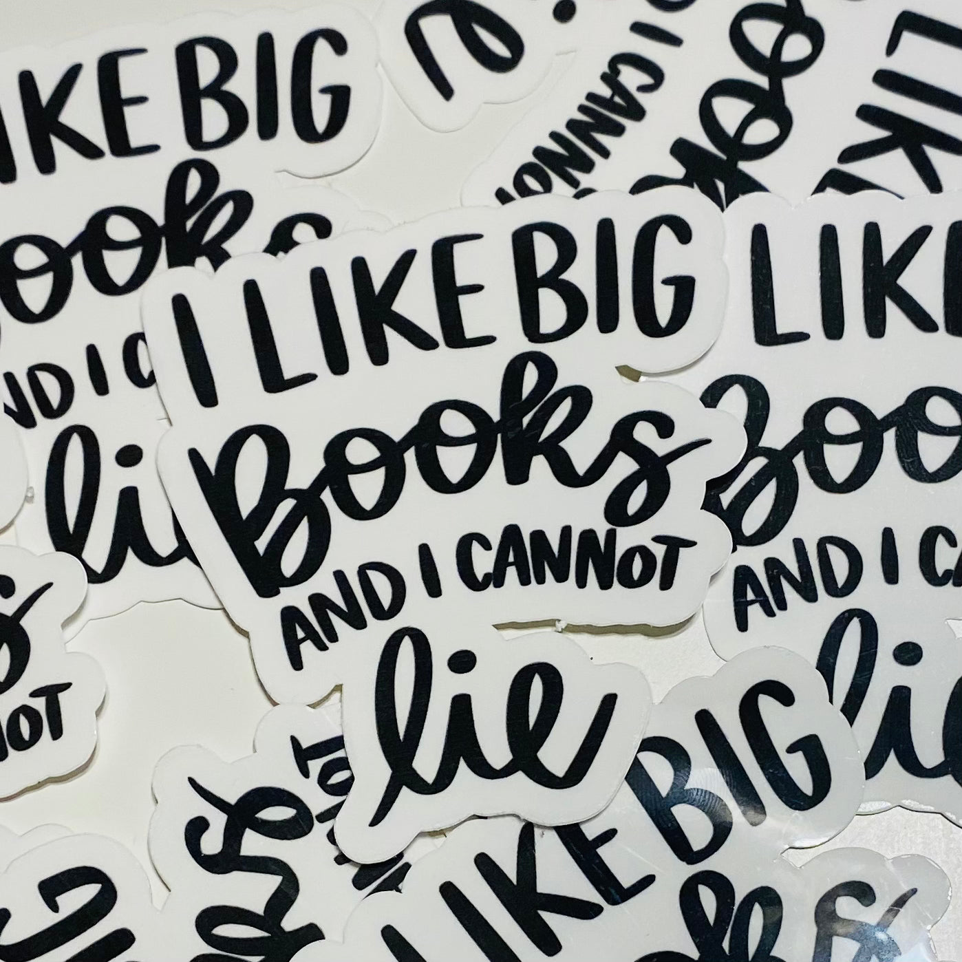 I like big books and I can not lie Sticker