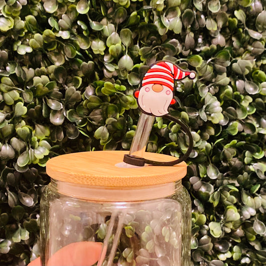 Holiday Gnome Straw Topper