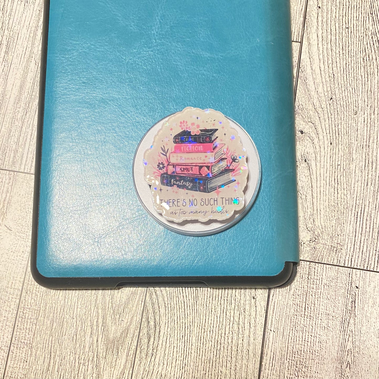 There's no such thing as too many books Magnetic Grip - Holographic