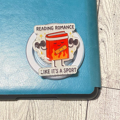 Reading Romance like it's a sport Magnetic Grip
