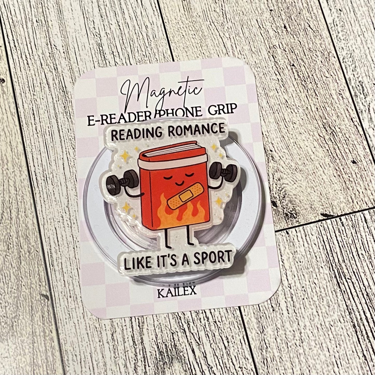 Reading Romance like it's a sport Magnetic Grip