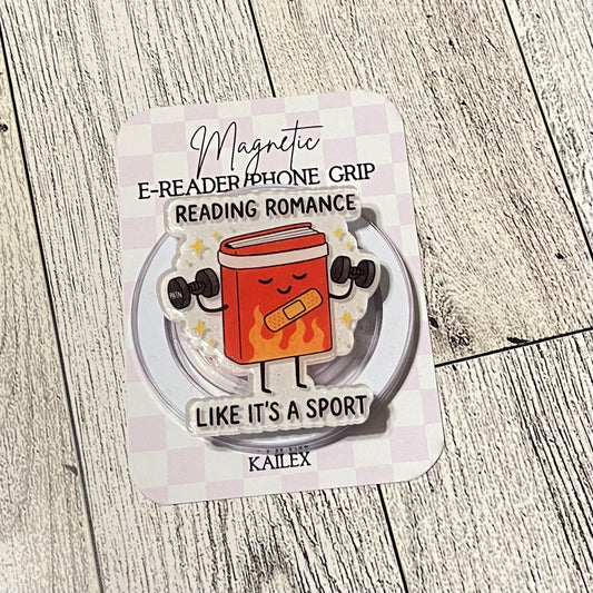 Reading Romance like it's a sport Magnetic Grip