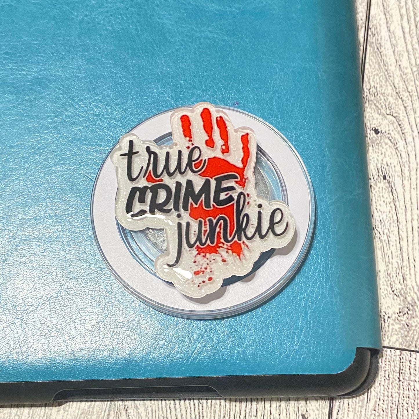 True Crime Junkie Hand Magnetic Grip