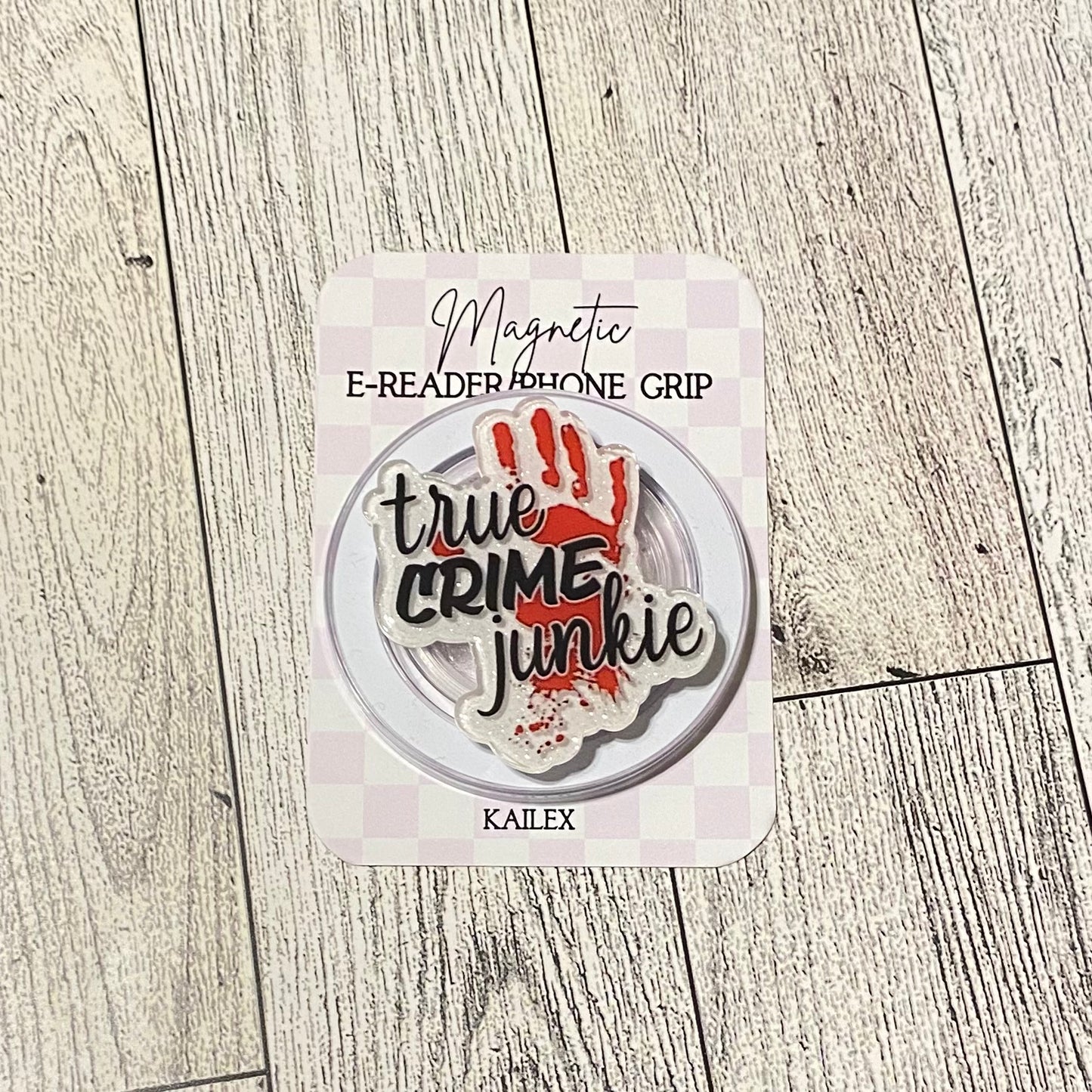 True Crime Junkie Hand Magnetic Grip