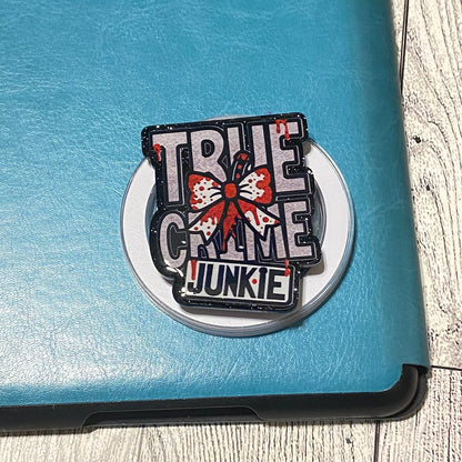 True Crime Junkie with bow Magnetic Grip