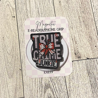 True Crime Junkie with bow Magnetic Grip