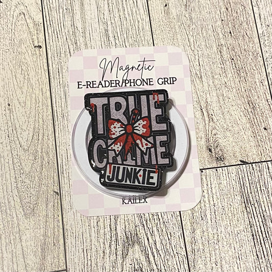 True Crime Junkie with bow Magnetic Grip