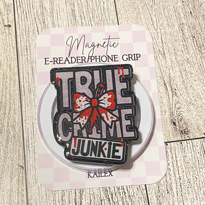 True Crime Junkie with bow Magnetic Grip