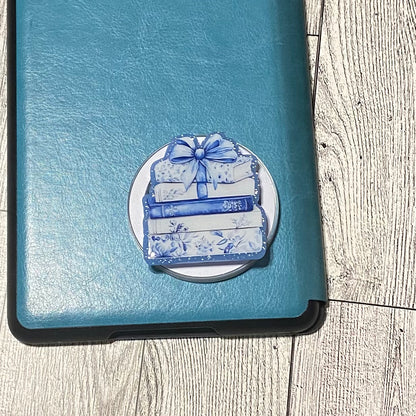 Stack of blue books Magnetic Grip