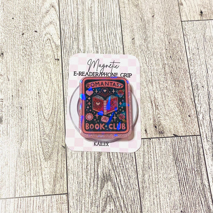 Romantasy Book Club Tarot Card E-Reader, Phone Grip for all Devices Magnetic Grip - Holographic